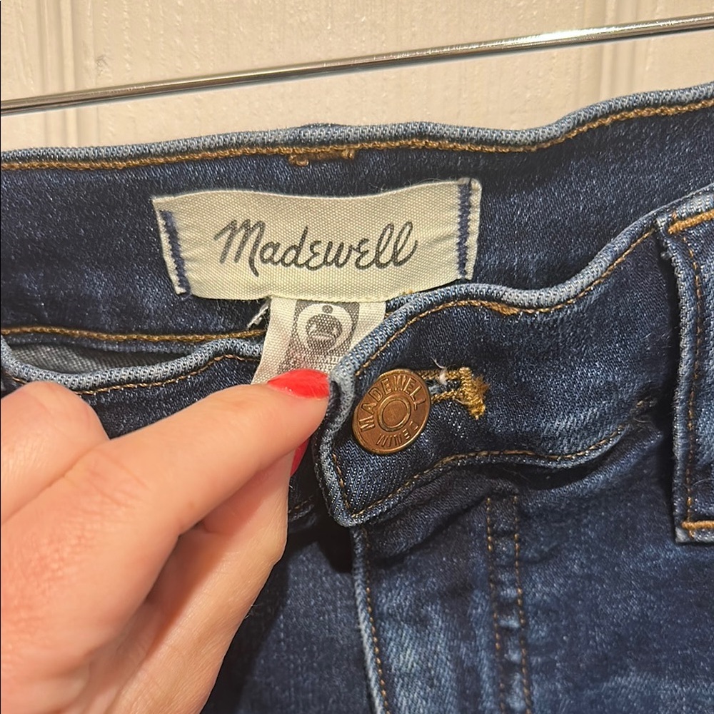 Madewell mid rise kick out Blue Women's Jeans - Picture 4 of 7